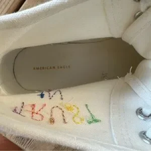 American Eagle Outfitters Shoes American Eagle White Canvas